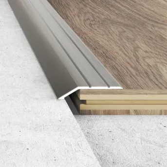 Listwa zakończeniowa - Inox szczotkowany - Aluminium anodowane