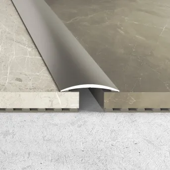 Listwa łączeniowa - Inox gładki - Aluminium anodowane
