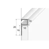 Listwa krawędziowa 10 mm - Inox gładki