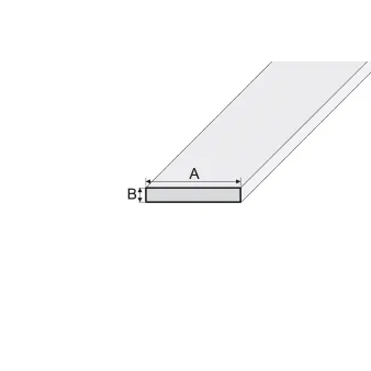 Płaskownik 25 x 2 - Anoda złoto - Aluminium anodowane