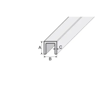 Ceownik 10 x 10 x 1.5 - Lakier ral biały - Aluminium lakierowane