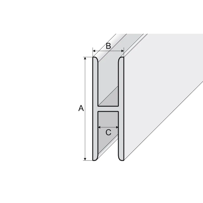 Haownik 40 x 12 x 8 - Anoda srebro