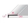Listwa zakończeniowa - Aluminium naturalne