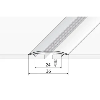 Listwa łączeniowa - Anoda srebro - Aluminium anodowane