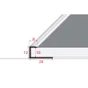 Profil Zakończeniowy Gięty - Naturalne aluminium