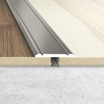 Listwa łączeniowa - Inox gładki - Aluminium anodowane