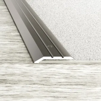 Listwa zakończeniowa - Inox gładki - Aluminium anodowane