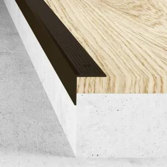 Kątownik 20 x 20 - Anoda brąz - Aluminium anodowane