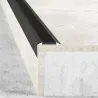 Kątownik z wkładką antypoślizgową - Inox szczotkowany