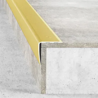 Kątownik 35 x 35 - Anoda złoto - Aluminium anodowane