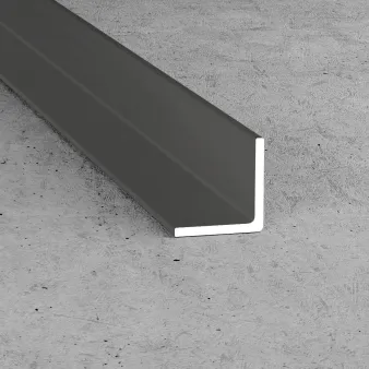 Kątownik 25 x 25 x 2 - Inox szczotkowany - Aluminium anodowane
