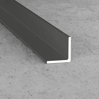 Kątownik 15 x 15 x 1.5 - Inox szczotkowany - Aluminium anodowane
