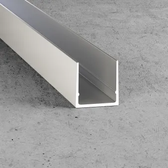Ceownik 10 x 10.9 x 8.5 x 7.5 - Anoda srebro - Aluminium anodowane