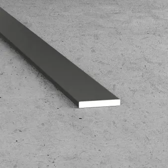 Płaskownik 40 x 3 - Inox szczotkowany - Aluminium anodowane