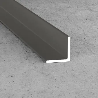 Kątownik 20 x 20 x 2 - Inox gładki - Aluminium anodowane