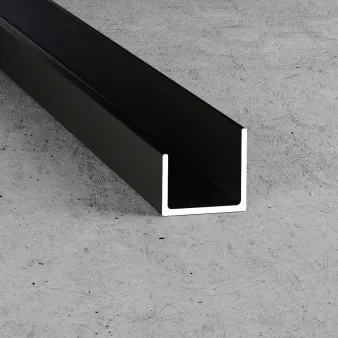 Ceownik 19.3 x 18 x 14.3 - Anoda czarna - Aluminium anodowane