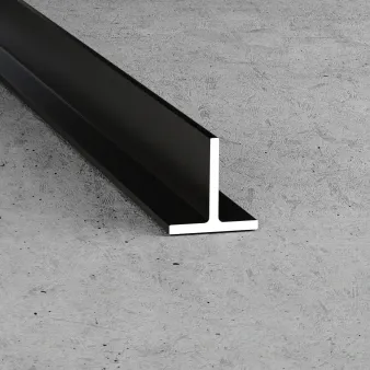 Teownik 20 x 20 x 2 - Anoda czarna - Aluminium anodowane