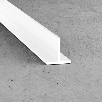 Teownik 20 x 20 x 2 - Lakier biały (RAL) - Aluminium lakierowane