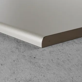 Profil zakończeniowy prawy - Anoda brąz - Aluminium anodowane
