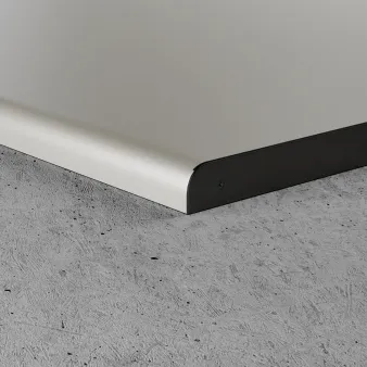 Profil zakończeniowy prawy - Lakier ciemny brąz (RAL) - Aluminium lakierowane