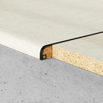 Profil łączeniowy gięty - Anoda brąz - Aluminium anodowane