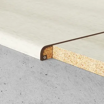 Profil łączeniowy gięty - Lakier ciemny brąz (RAL) - Aluminium lakierowane
