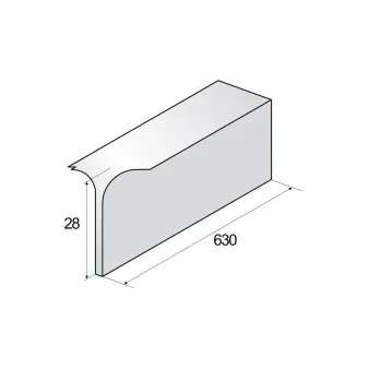 Profil łączeniowy - Lakier brąz (RAL) - Aluminium lakierowane