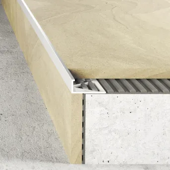 Listwa krawędziowa 8 mm - Naturalne aluminium - Aluminium naturalne