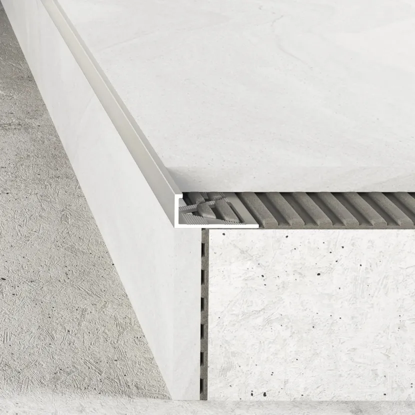 Listwa krawędziowa 12 mm - Naturalne aluminium
