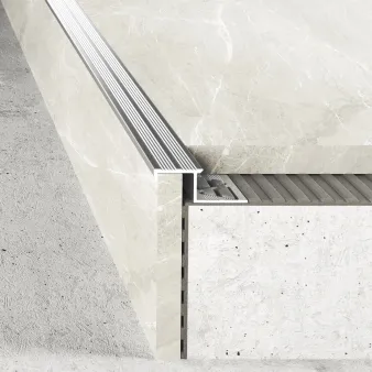 Listwa schodowa - Anoda srebro - Aluminium anodowane