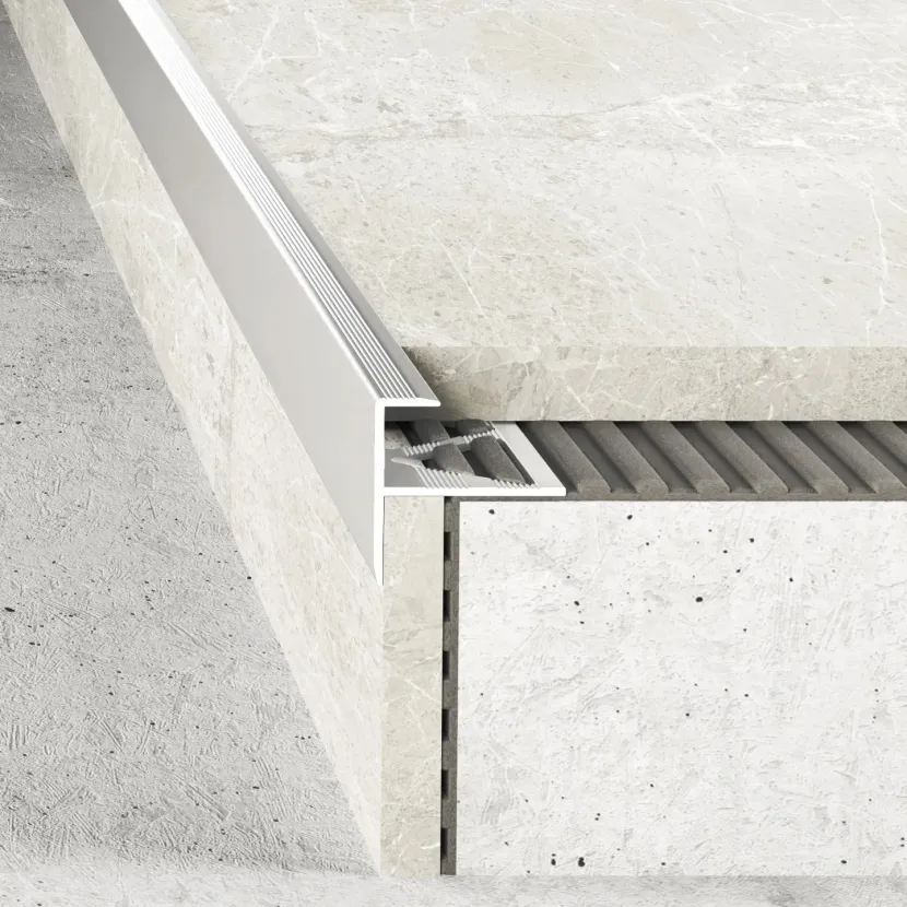 Listwa schodowa - Naturalne aluminium