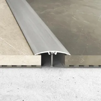 Listwa łączeniowa z uszczelką silikonową - Dąb bielony - Aluminium w okleinie