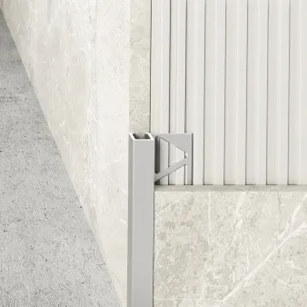 Listwa zakończeniowa - anoda srebrna - Aluminium anodowane