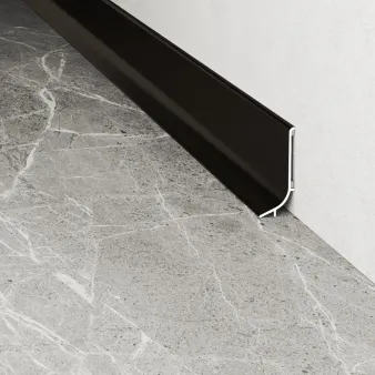 Listwa cokołowa aluminiowa samoprzylepna - brązowa - Aluminium anodowane