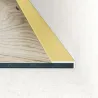 Listwa zakończeniowa do LVT 20 × 5,8 mm – złota
