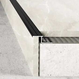 Listwa schodowa - Anoda czarna - Aluminium anodowane