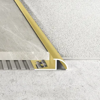 Listwa najazdowa - Anoda złoto - Aluminium anodowane