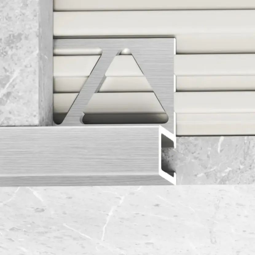 Listwa krawędziowa 10 mm - Naturalne aluminium