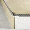 Listwa krawędziowa 10 mm - Naturalne aluminium polerowane