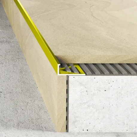 Listwa Safety krawędziowa 10 mm - Żółta kontrastowa