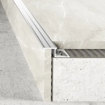 Listwa schodowa - Naturalne aluminium - Aluminium naturalne