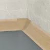 Narożnik wewnętrzny do listwy - Buk jasny