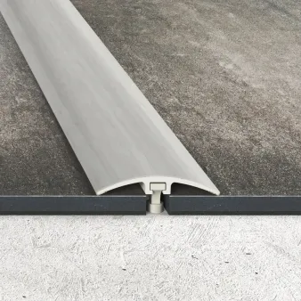 Listwa szybkiego montażu z klejem - Dąb bielony - Aluminium w okleinie
