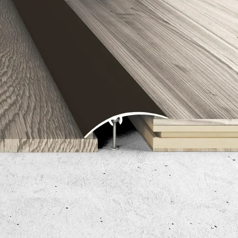 Listwa dylatacyjna z uszczelką silikonową - Anoda brąz
