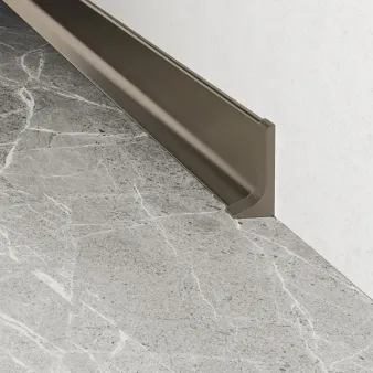 Zakończenia  do listwy cokołowej multi - szampańskie (2 sztuki) - Aluminium anodowane