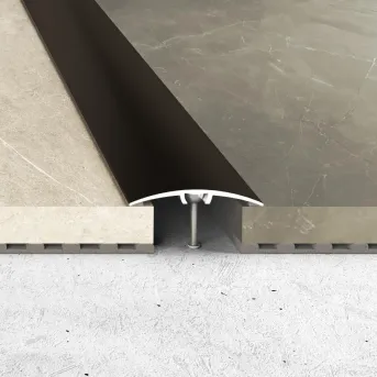 Listwa łączeniowa z uszczelką silikonową - Anoda brąz - Aluminium anodowane