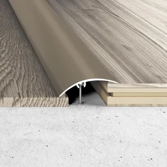 Listwa dylatacyjna z uszczelką silikonową - Anoda szampan - Aluminium anodowane
