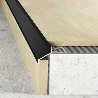 Listwa okapowa - Anoda czarna - Aluminium anodowane