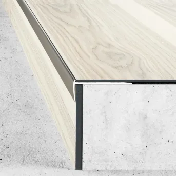 Listwa zakończeniowa - Anoda srebro - Aluminium anodowane
