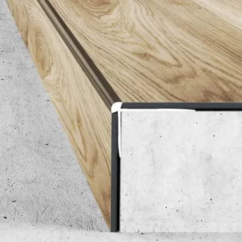 Listwa zakończeniowa - Anoda szampan - Aluminium anodowane